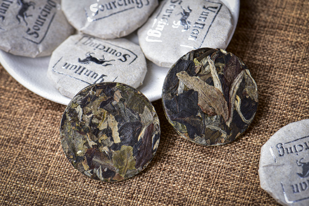 2026 Yunnan Sourcing "Silver Horse" White Tea Mini Cakes | Yunnan Sourcing Tea Shop