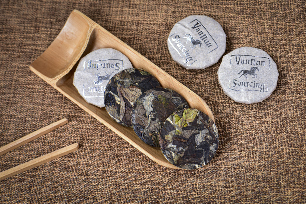 2026 Yunnan Sourcing "Silver Horse" White Tea Mini Cakes | Yunnan Sourcing Tea Shop