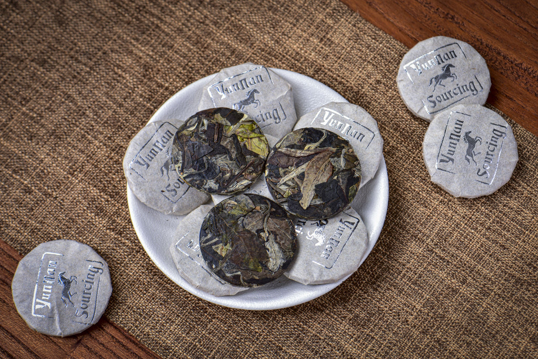 2026 Yunnan Sourcing "Silver Horse" White Tea Mini Cakes | Yunnan Sourcing Tea Shop