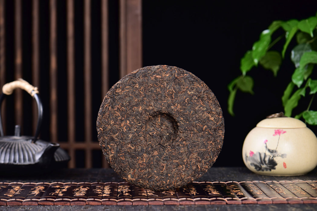 2024 Yunnan Sourcing "Zhang Jia San Dui" Ripe Pu-erh Tea Cake