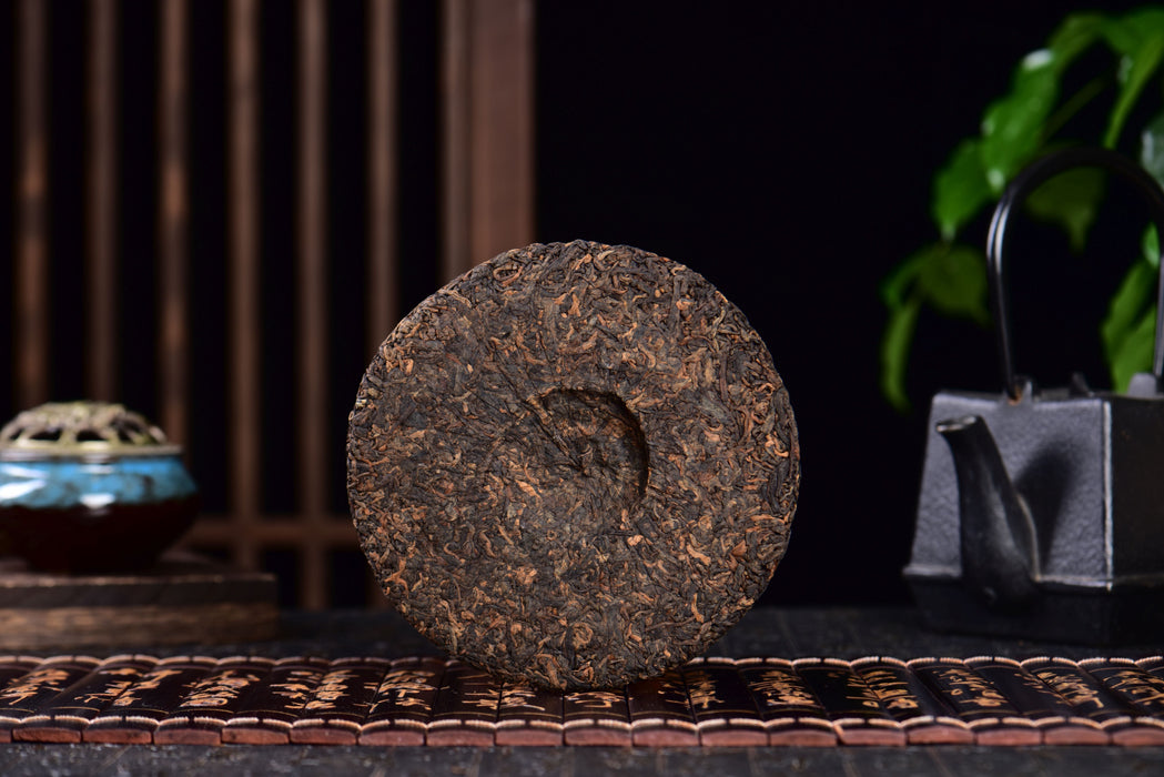 2024 Yunnan Sourcing "Bu Lang Dragon" Ripe Pu-erh Tea Cake