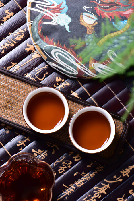 2024 Yunnan Sourcing "Zhang Jia San Dui" Ripe Pu-erh Tea Cake