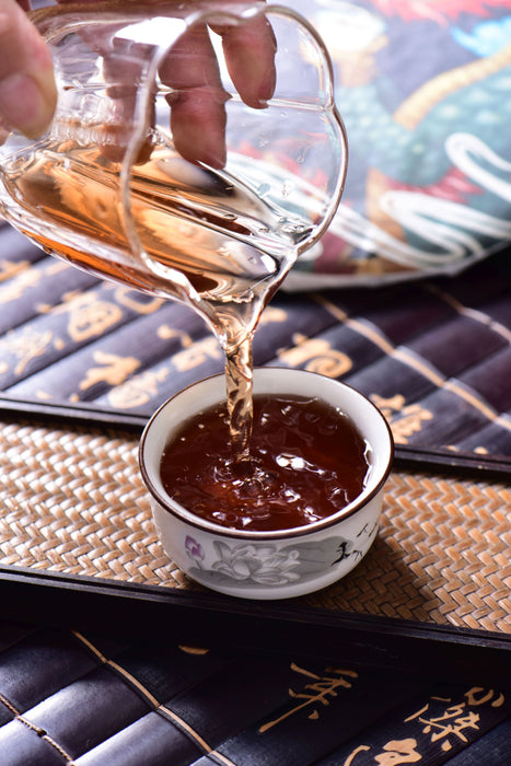 2024 Yunnan Sourcing "Zhang Jia San Dui" Ripe Pu-erh Tea Cake