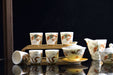 Mutton Fat Jade Porcelain "Soaring Dragon" Tea Set | Yunnan Sourcing Tea Shop