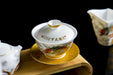 Mutton Fat Jade Porcelain "Soaring Dragon" Tea Set | Yunnan Sourcing Tea Shop