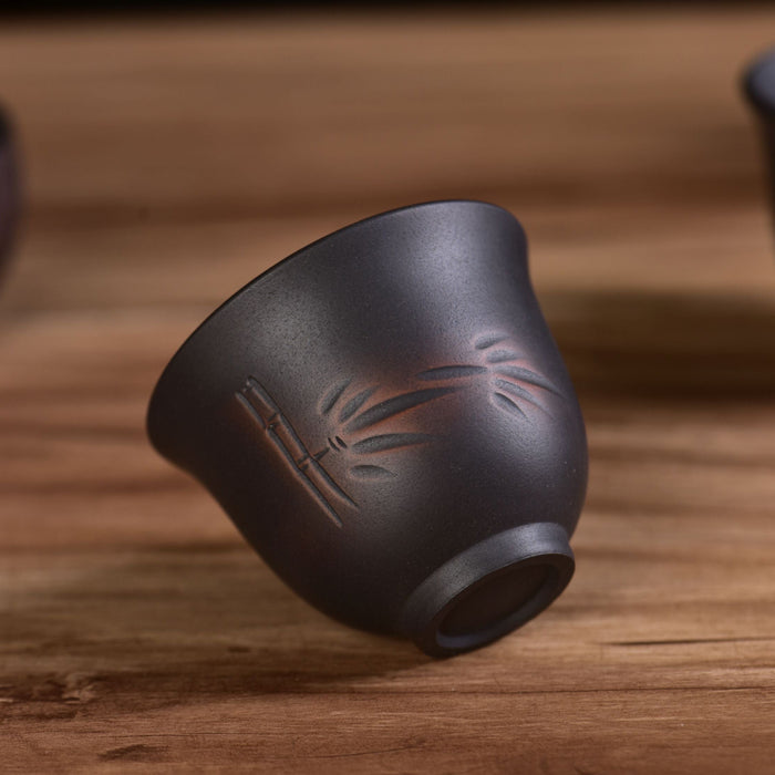Jian Shui Clay "Bamboo" Dragon Kiln Style Cup | Yunnan Sourcing Tea Shop