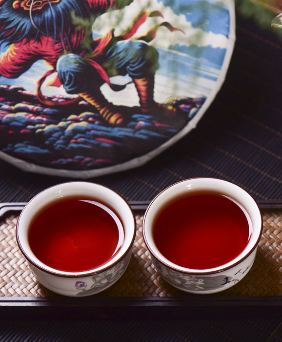 2024 Yunnan Sourcing "Rock Spirit" Ripe Pu-erh Tea Cake