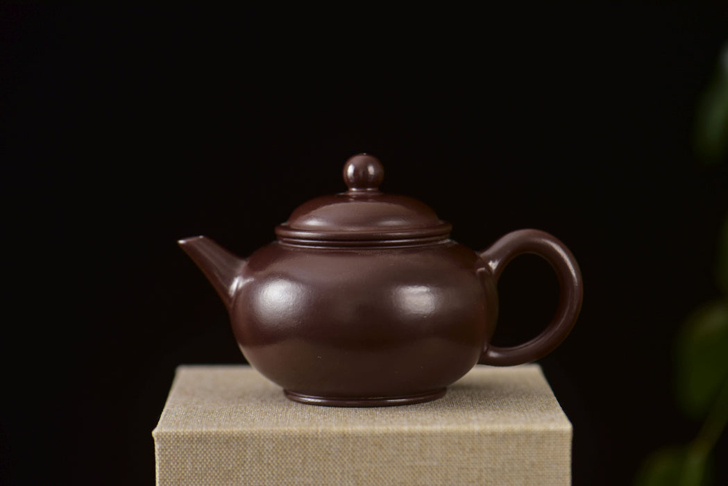 Zi Ni Purple Clay "Shui Ping Hu" Teapot * 110ml | Yunnan Sourcing Tea Shop