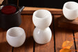 Ice Jade Porcelain "Egg Holder" Tea Cup | Yunnan Sourcing Tea Shop
