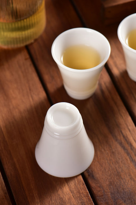 Ice Jade Porcelain Chalice Tea Cup | Yunnan Sourcing Tea Shop