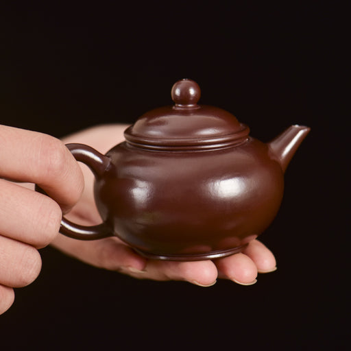 Zi Ni Purple Clay "Shui Ping Hu" Teapot * 110ml | Yunnan Sourcing Tea Shop