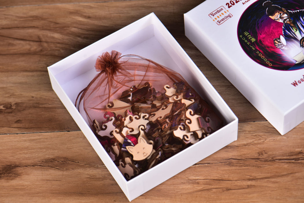 2025 Purple Voodoo Wooden Jigsaw Puzzle | Yunnan Sourcing Tea Shop