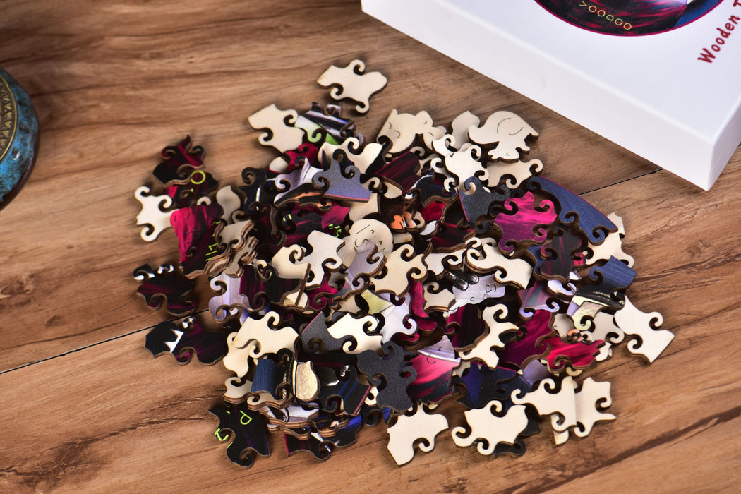 2025 Purple Voodoo Wooden Jigsaw Puzzle | Yunnan Sourcing Tea Shop
