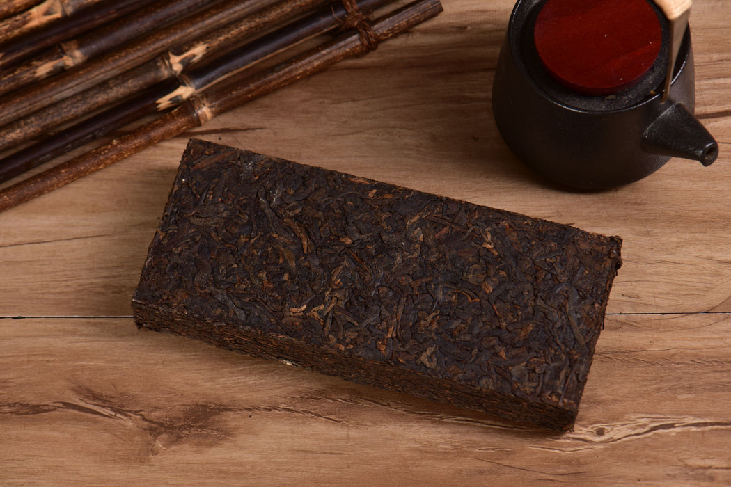 2009 Jinggu "Bamboo-Wrapped Long Brick" Ripe Pu-erh Tea | Yunnan Sourcing Tea Shop