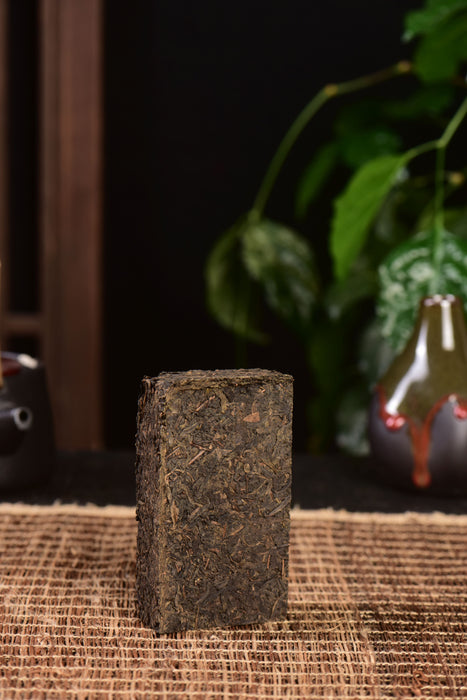 2016 Cha Yu Lin "Monkey Jian" Tian Jian Hei Cha Brick Tea