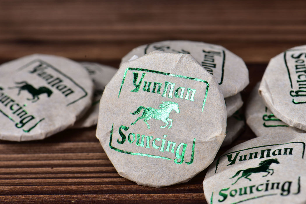 2026 Yunnan Sourcing "Emerald Horse" Raw Pu-erh Tea Mini Cakes