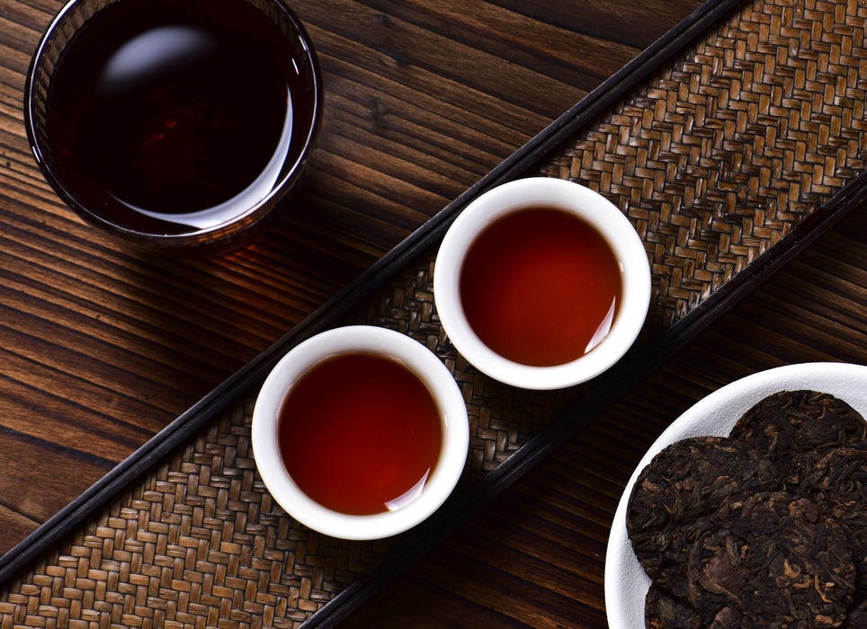 Ripe Pu-erh Tea with Coffee Beans Mini Cakes