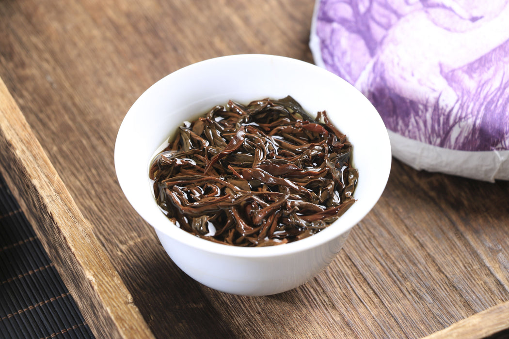 2026 Yunnan Sourcing "Wild Purple Black" of Yong De Tea Cake | Yunnan Sourcing Tea Shop