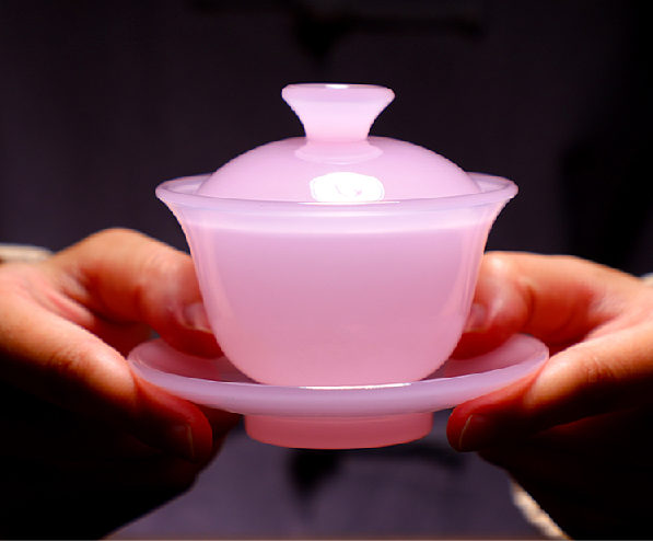 De Hua "Pink Jade" Jingdezhen Porcelain Tea Set