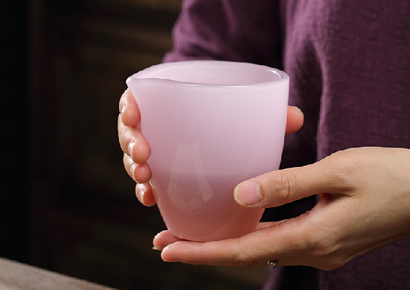 De Hua "Pink Jade" Jingdezhen Porcelain Tea Set