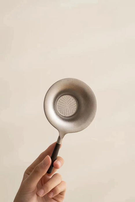 Titanium Strainer With Hardwood Handle