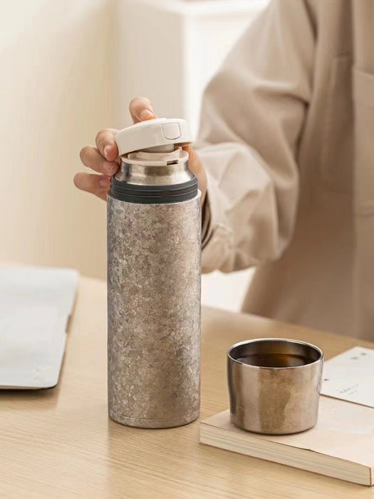 Titanium Flask for Brewing Tea