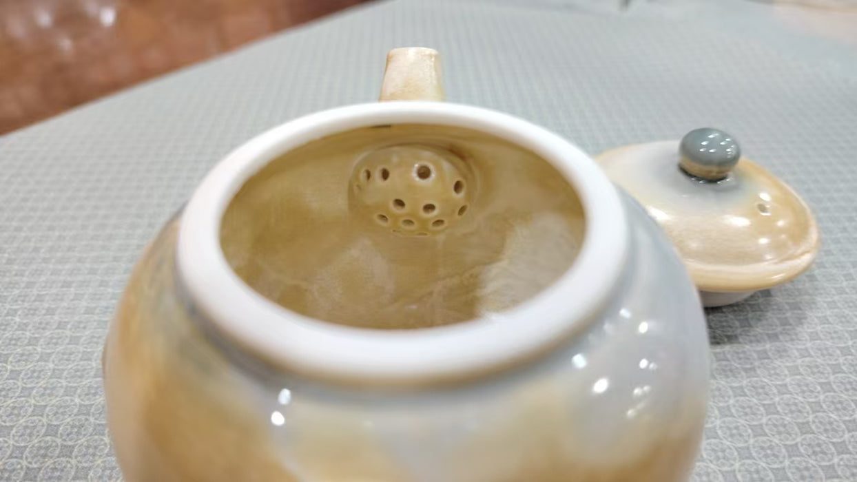 Morning Luminescence Wood-Fired Glaze Tea Set