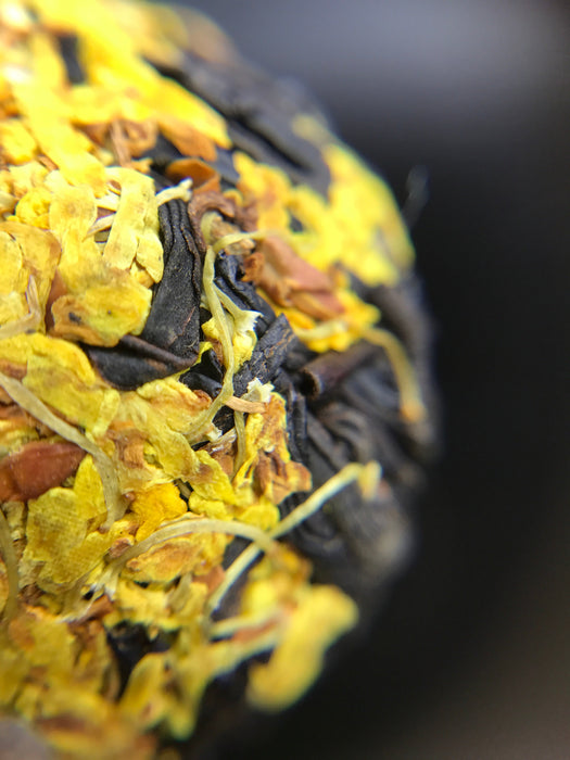 Osmanthus Flower and Yi Mei Ren Black Tea Dragon Ball | Yunnan Sourcing Tea Shop