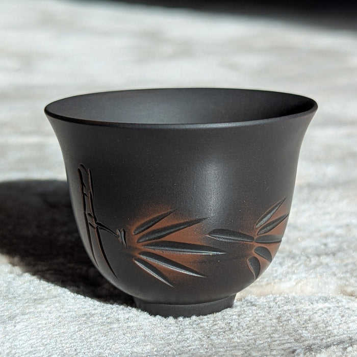 Jian Shui Clay "Bamboo" Dragon Kiln Style Cup | Yunnan Sourcing Tea Shop