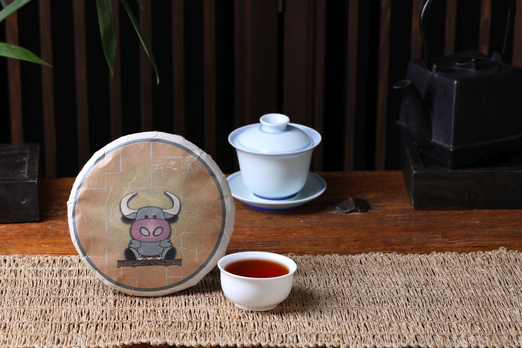 2021 Yunnan Sourcing "Rosy Ox" Gong Ting Ripe Pu-erh Tea