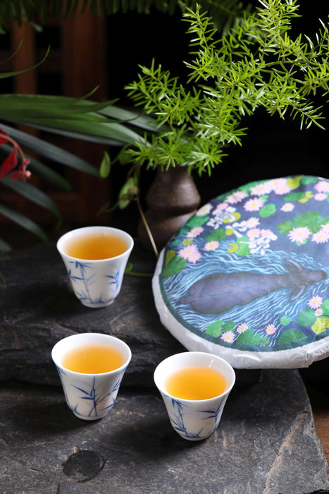 2021 Yunnan Sourcing "Spring Morning" Raw Pu-erh Tea Cake