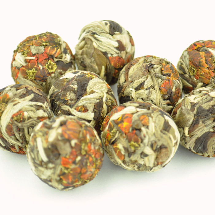 Moonlight White Tea and Snow Chrysanthemum Buds Dragon Ball