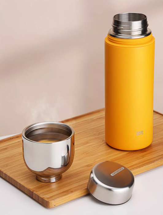 SAMA "MC09" Insulated Thermal Flask with Cup for Brewing Tea