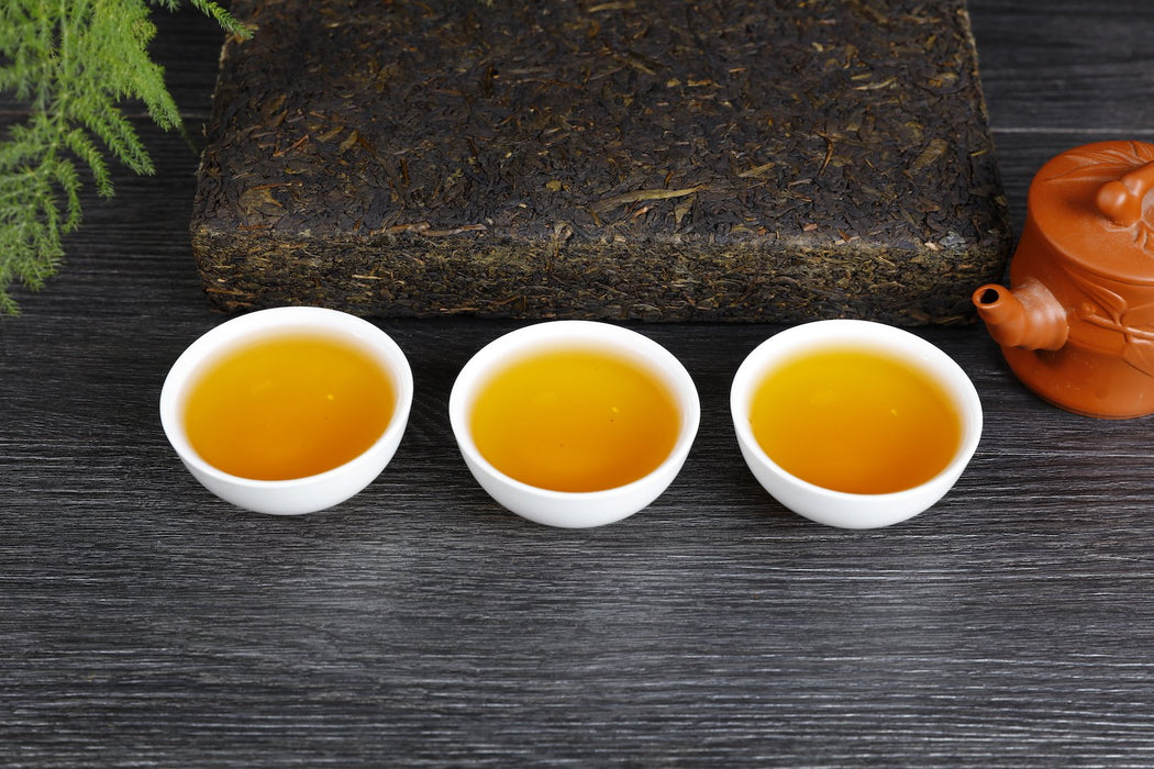 2017 Gao Ma Er Xi "Liang Bai Dan" Fu Brick Tea of Hunan