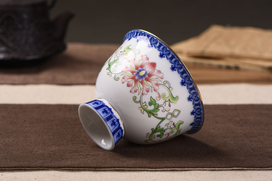 Foshan Qing Dynasty Style Mudan Flower Gaiwan * 150ml