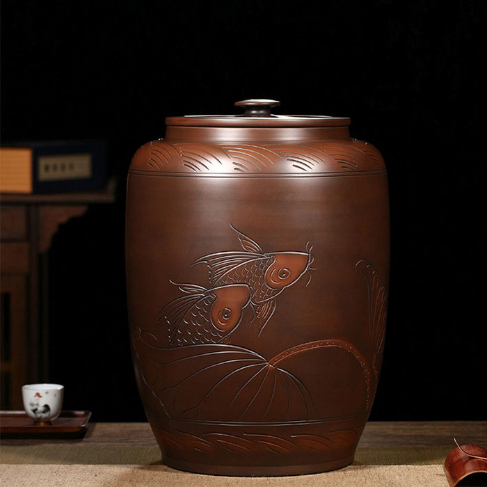 Jian Shui Clay Jar for Tea Storage JSJ-05