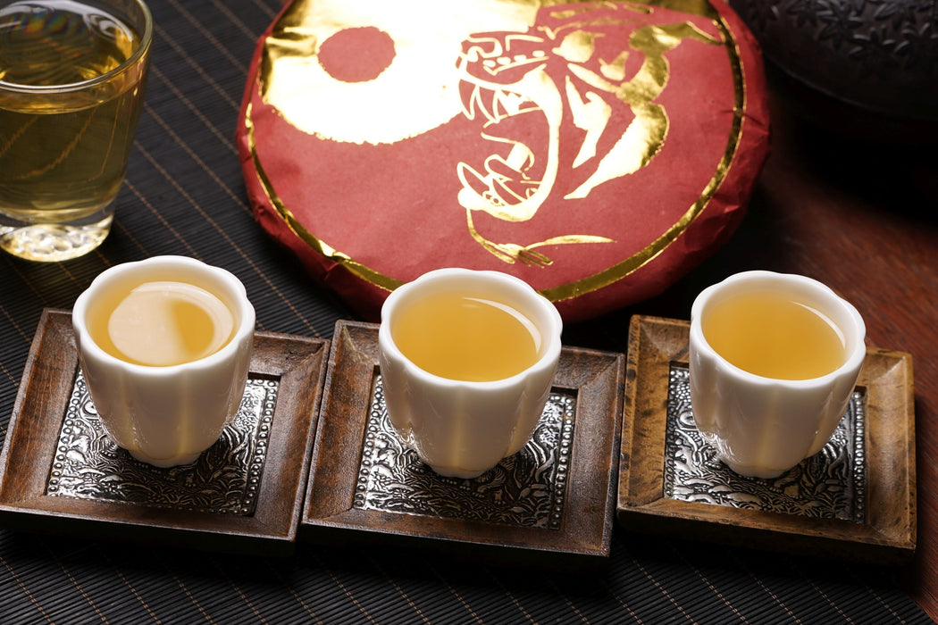 2022 Yunnan Sourcing "Gold Impression" Raw Pu-erh Tea Cake