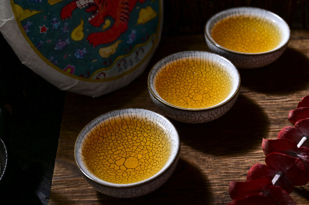 2022 Yunnan Sourcing "Man Gang Tea Flowers" White Tea Cake