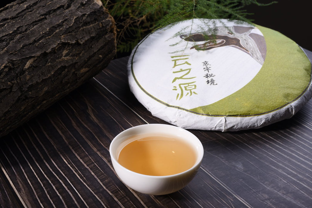2018 Yunnan Sourcing "Autumn Ai Lao Secret Garden" Old Arbor Raw Pu-erh Tea Cake