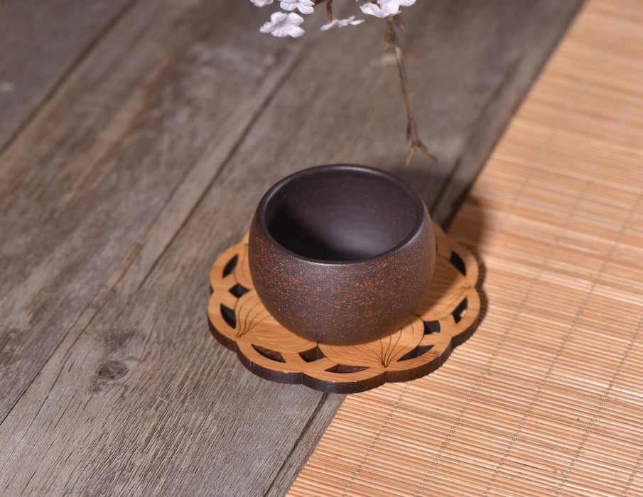 "Flower Mandala" Coaster for Tea Cups