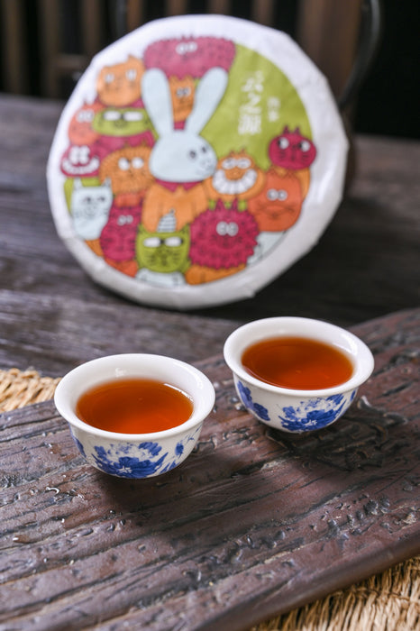 2023 Yunnan Sourcing "Meng Song" Ripe Pu-erh Tea Cake
