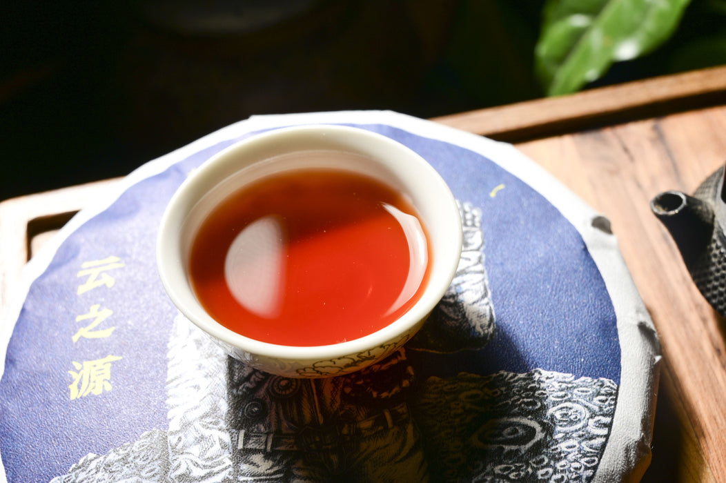 2023 Yunnan Sourcing "First Contact" Ripe Pu-erh Tea Cake