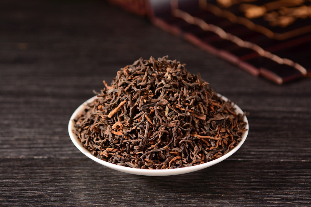 Certified Organic "Gong Ting Grade" Loose Leaf Ripe Pu-erh Tea