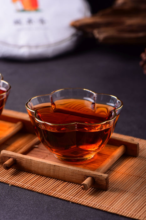 2020 Yunnan Sourcing "Nuo Mi Xiang" Ripe Pu-erh Tea and Sticky Rice Herb