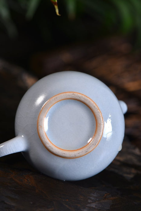 Ru Yao Celadon "Miniature Xi Shi" Teapot