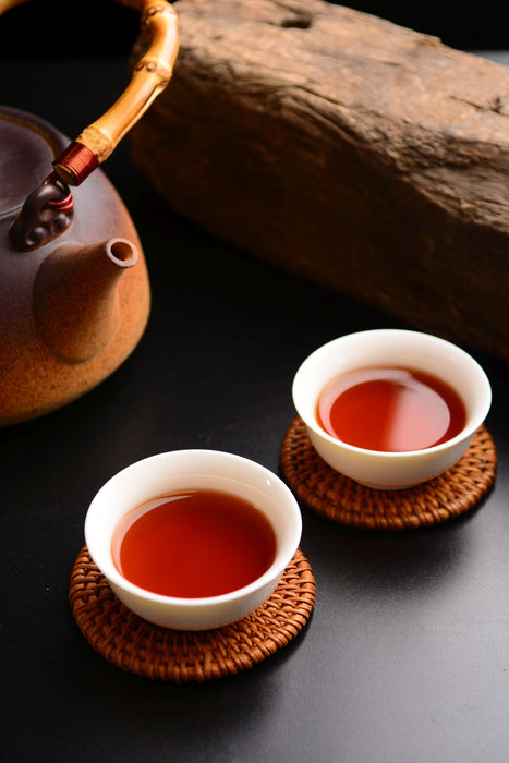 2020 Yunnan Sourcing "Tian Tang Cao" Ripe Pu-erh Tea and Jiaogulan