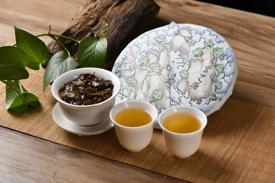 2020 Yunnan Sourcing "Mengku Gu Shu Bai Cha" White Tea Cake