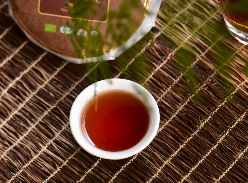 2023 Yunnan Sourcing "Gong Ting" Certified Organic Ripe Pu-erh Tea