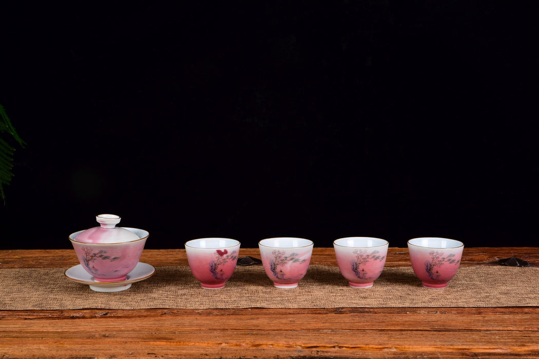 Sunrise Contemplation Gaiwan and Cups