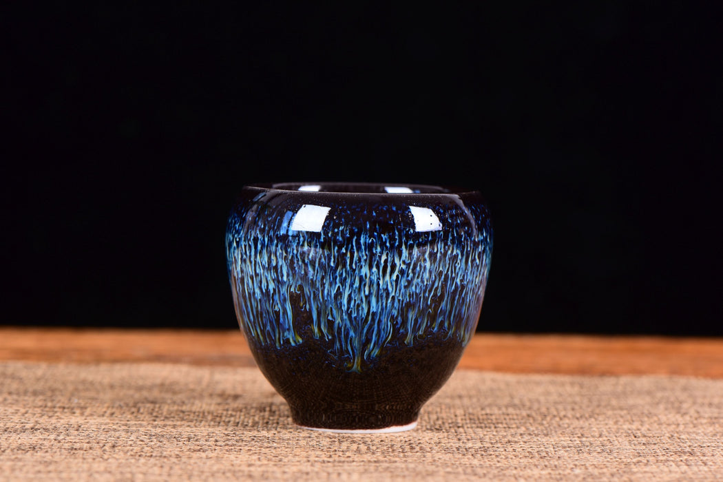 Tian Mu Glazed Electric Blue Cup * 90ml